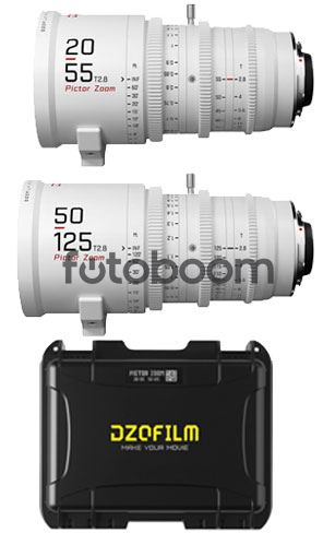 KIT PICTOR ZOOM BLANCO 20-55mm/ 50-125mm
